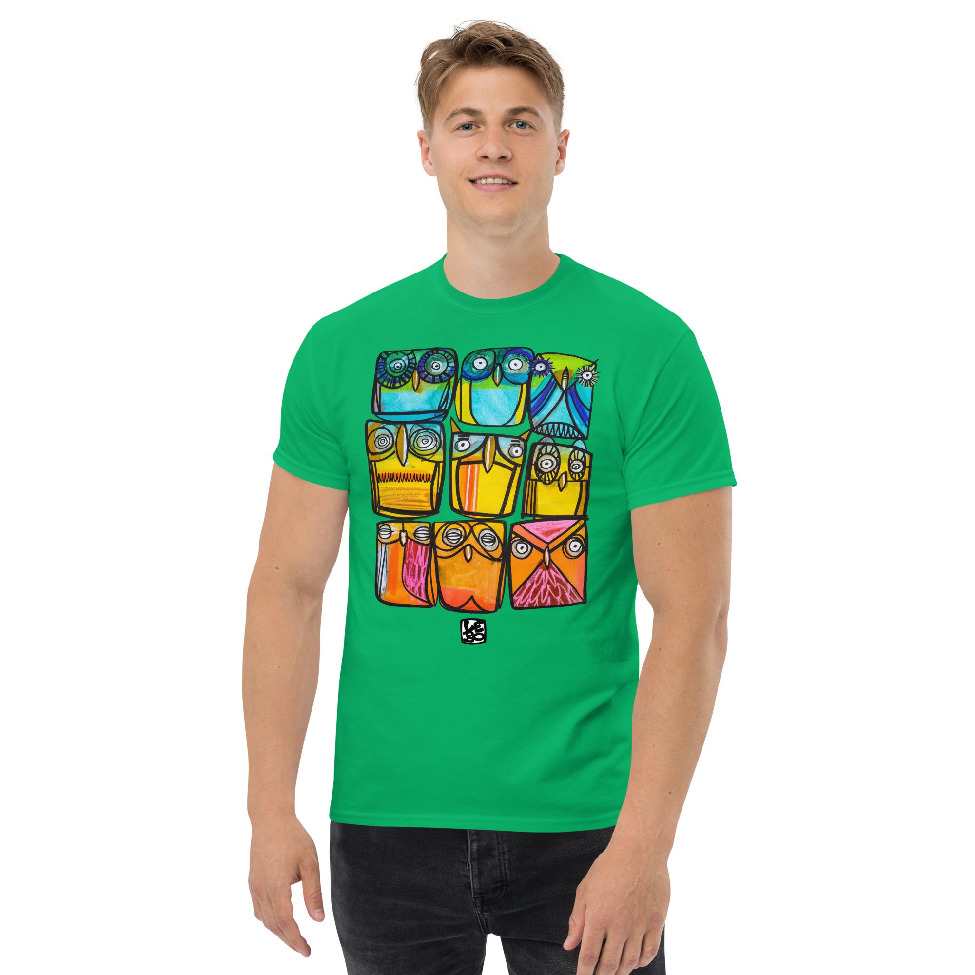 A Parliament of Rainbow Owls - Rainbow Collection - Lebo Unisex Short Sleeve T-Shirt